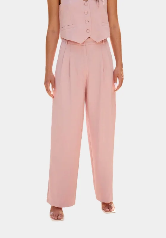 Hailey Pant In Pink