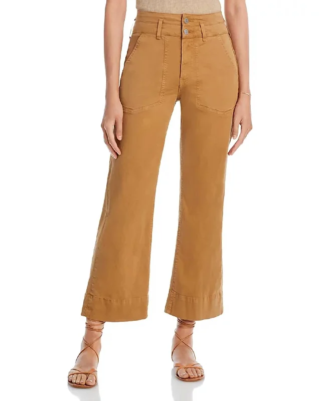 Hilde Patch-Pocket Pant In Ochre