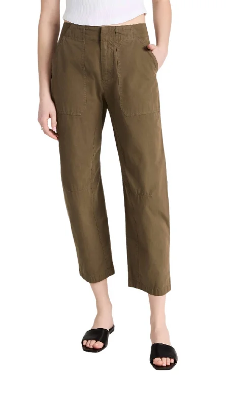 Leyton Workerwear Pant In Olive Green