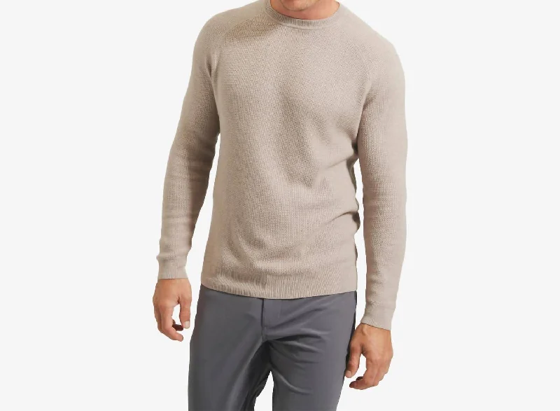 Cashmere Women Sweater with a Luxurious Soft TouchCassady Crewneck Sweater In Vin Khak