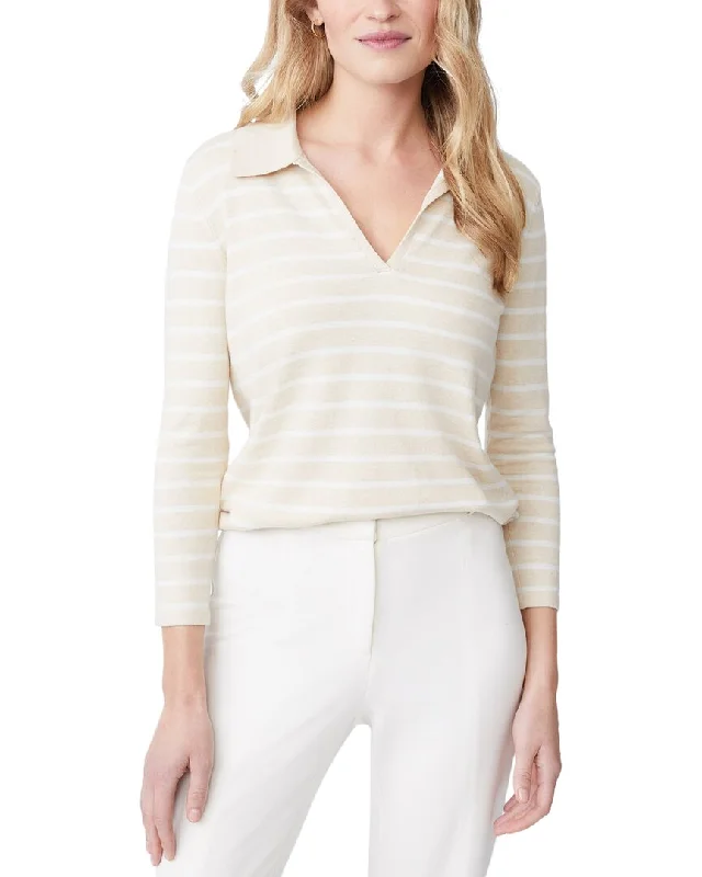 Cropped Women Sweater to Pair with High - Waisted BottomsJ.McLaughlin Fairfax Sweater