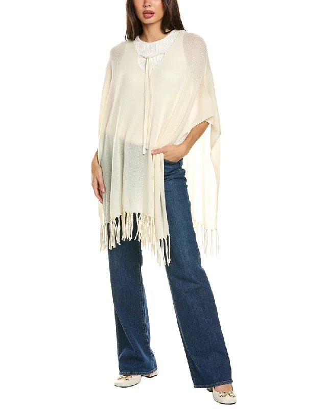 Organic Cotton Women Sweater for an Eco - Friendly ChoiceJ.McLaughlin Hara Cashmere Poncho