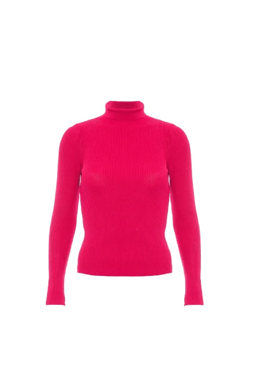 Hooded Women Sweater for Added Comfort and StyleRebecca Sweater In Hyper Pink