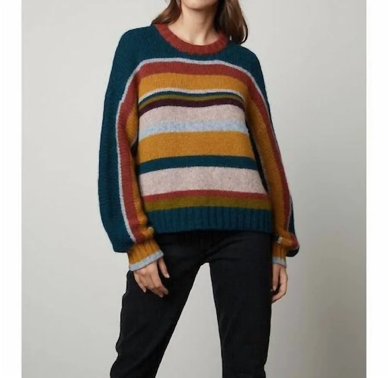 Hooded Women Sweater for Added Comfort and StyleSamara Alpaca Sweater In Multi