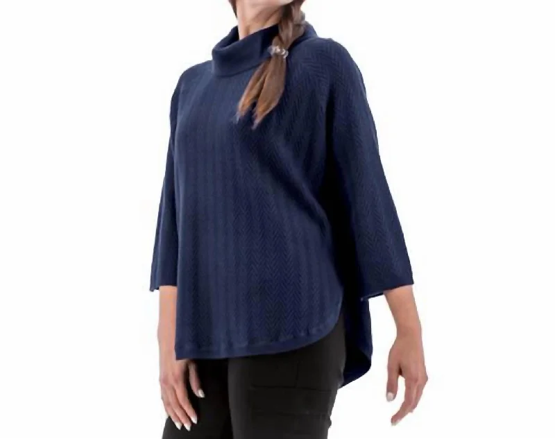 Turtleneck Women Sweater for a Classic and Elegant StyleStanwich Sweater In Beacon Blue