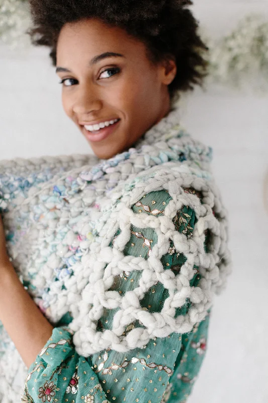 Lightweight Women Sweater for Spring and FallTalisman Crochet Shawl