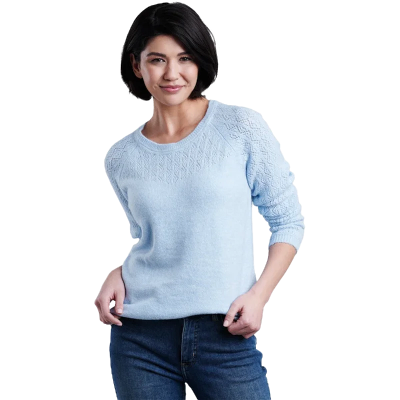 Turtleneck Women Sweater for a Classic and Elegant StyleWomen's Sonata Pointelle Sweater