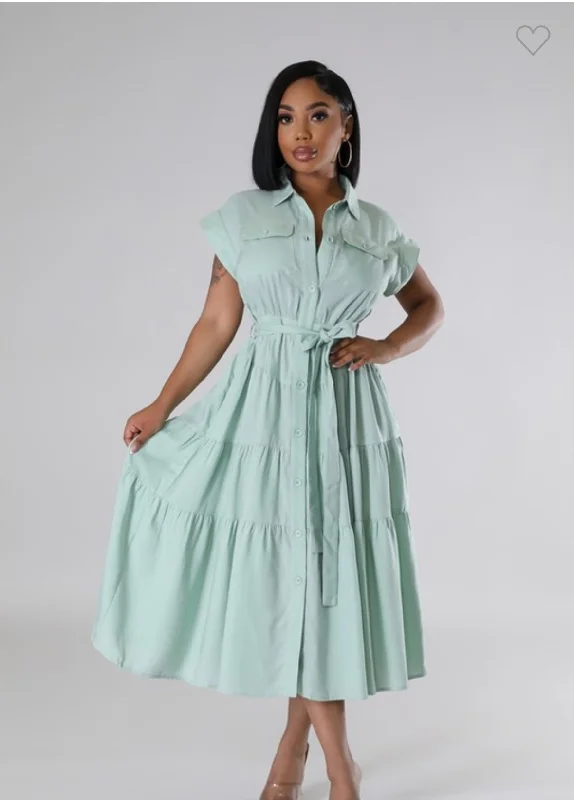 Halter Neck Women Dress to Show Off the Shoulders and NecklineSienna Sage Dress