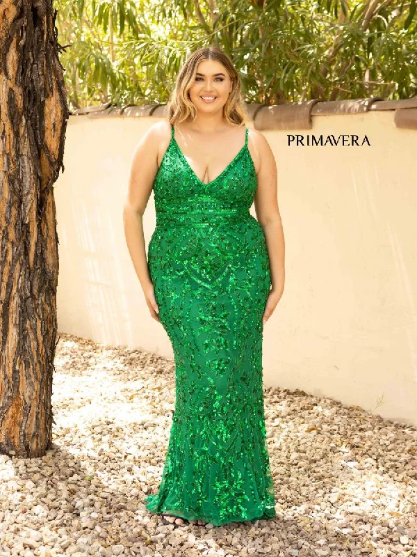 Ball Gown Women Dress with a Full Skirt for a Princess - like LookCurvy by Primavera Dress 14001