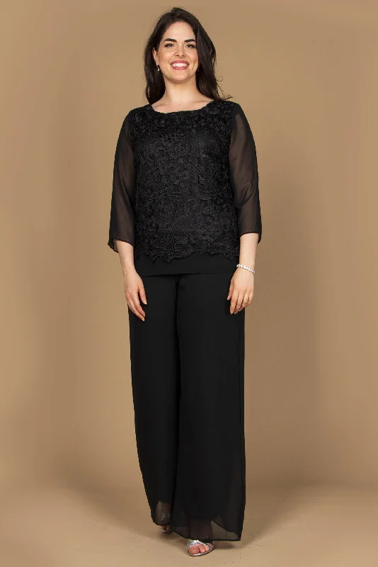 Empire Waist Women Dress to Accentuate the Bust and Conceal the WaistFormal Mother of the Bride Lace Pant Suit