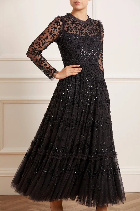 Lace - Embellished Women Dress for an Elegant and Sophisticated AppearanceMargot Ankle Gown