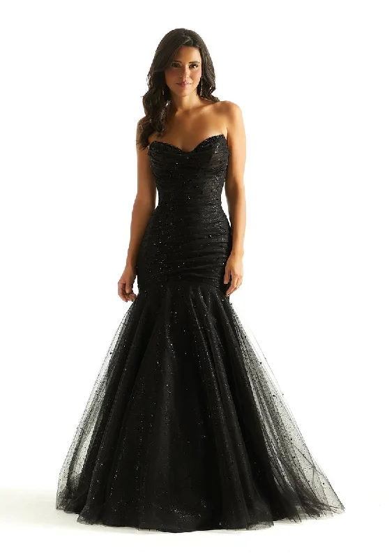 Ball Gown Women Dress with a Full Skirt for a Princess - like LookMorilee Strapless Ruched Mermaid Prom Dress 49046