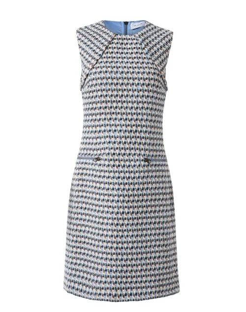 Mermaid - Style Women Dress with a Fitted Silhouette for Special OccasionsMulti Tweed Sheath Dress