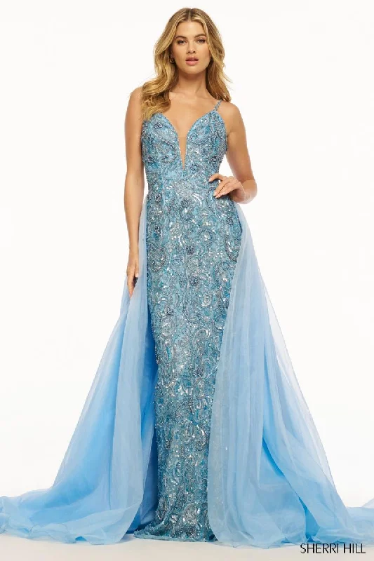 Shift Women Dress with a Simple and Classic Design for Everyday WearSherri Hill Long Beaded Prom Dress 56018