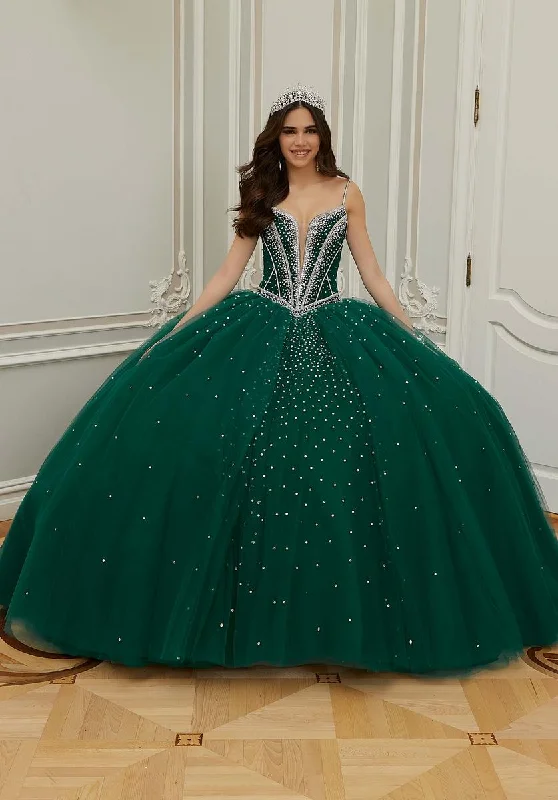 Long - Sleeve Women Dress in Velvet for a Luxurious Winter LookValencia Quinceanera by Morilee Dress 60201