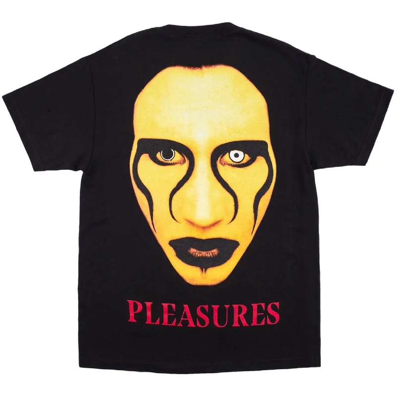 Embroidered Women T Shirt with Intricate DetailsMarilyn Manson Manson Tee