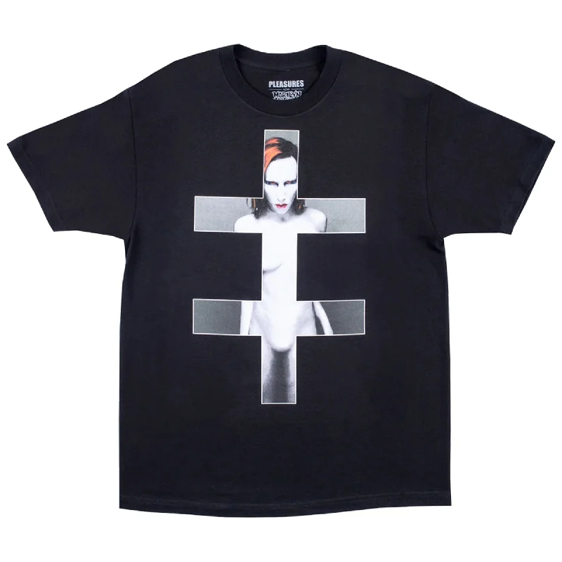 Puff Sleeve Women T Shirt for a Fashion - Forward LookMarilyn Manson Smells Tee