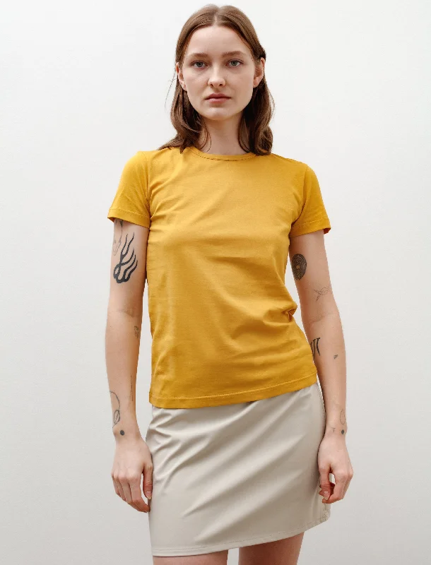 Pocketed Women T Shirt for Added FunctionalityCrewneck T-Shirt Cider