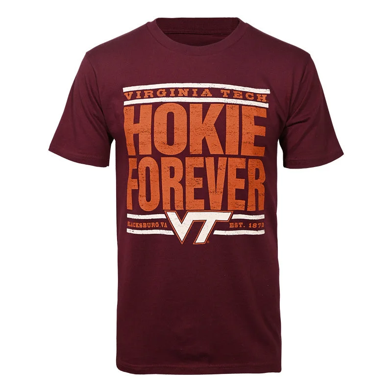 Embroidered Women T Shirt with Intricate DetailsVirginia Tech Hokie Forever T-Shirt