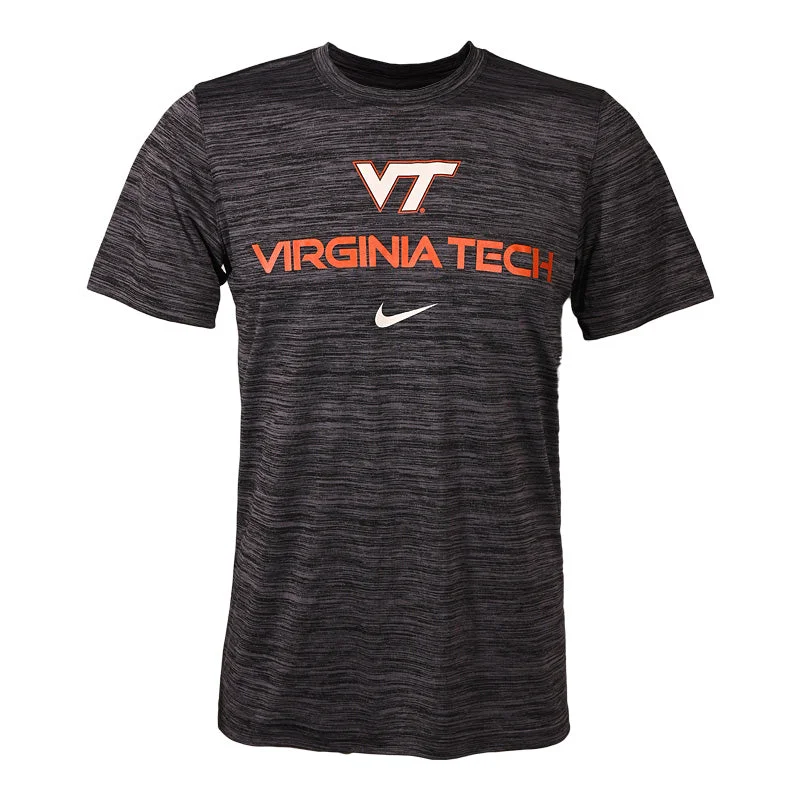 Sheer Women T Shirt for a Stylish and Alluring LookVirginia Tech Men's Dri-FIT Velocity Legend T-Shirt: Black by Nike