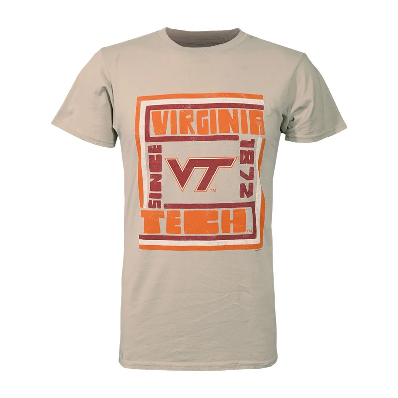 Sheer Women T Shirt for a Stylish and Alluring LookVirginia Tech Retro Lines T-Shirt