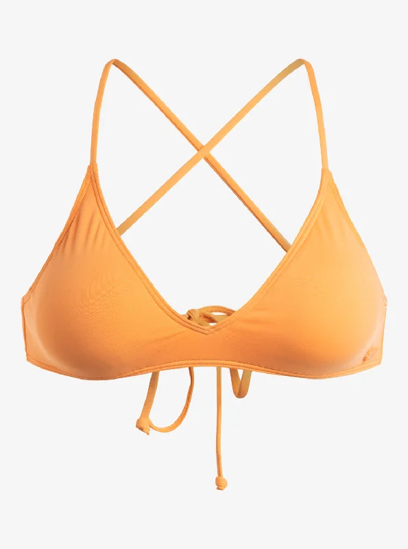 Convertible bikini that can be worn in multiple styles for versatilitySolid Beach Classics Athletic Triangle Bikini Top